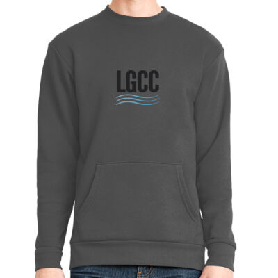 LGCC - Unisex Long Sleeve Crew with Pocket Thumbnail