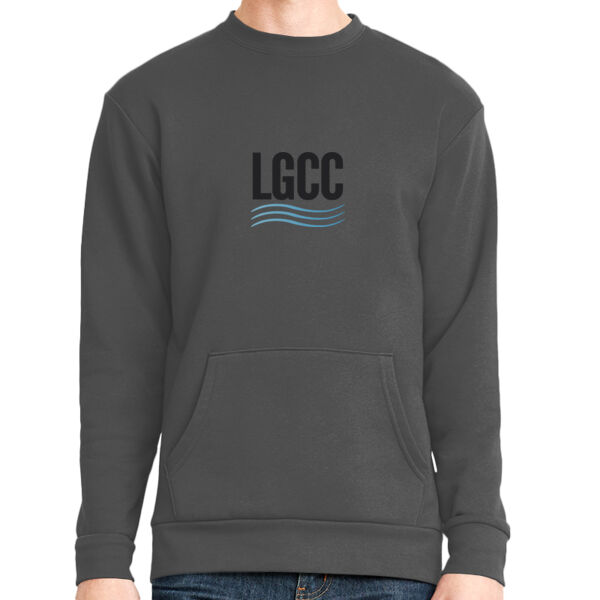 LGCC - Unisex Long Sleeve Crew with Pocket Thumbnail